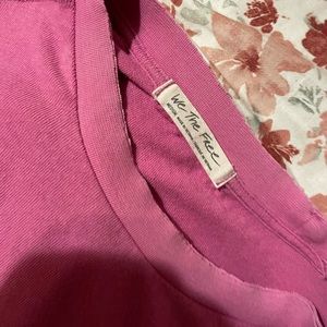Free people Rubi Tee, Pink, Size Medium